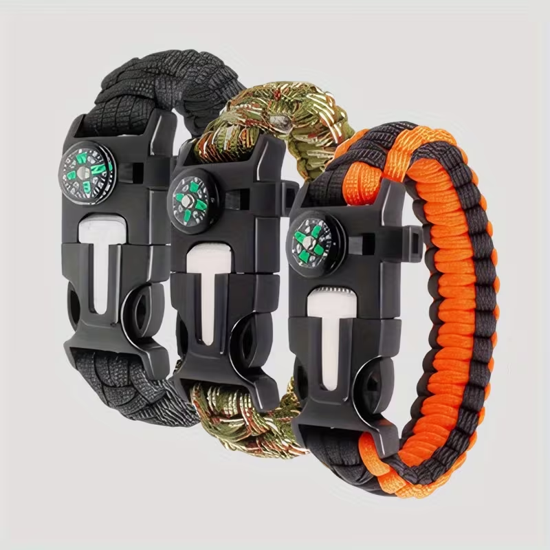 5-in-1 Paracord Survival Bracelet
