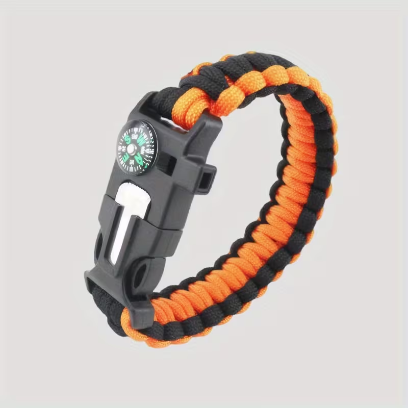 5-in-1 Paracord Survival Bracelet