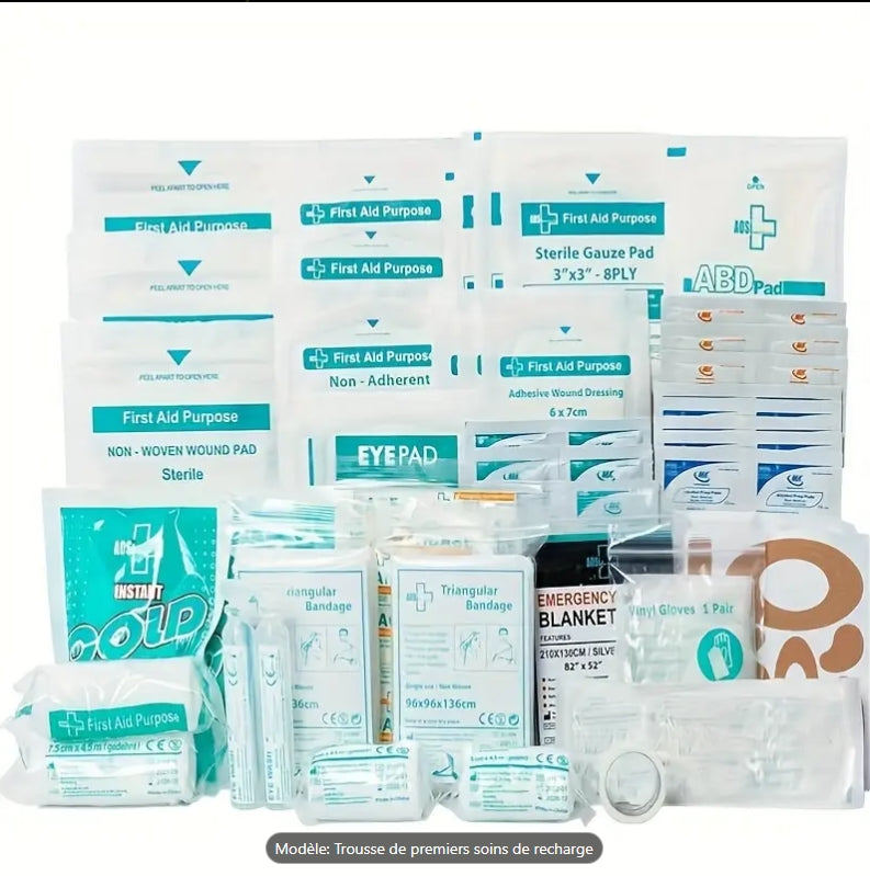 Outdoor First Aid Kit with 2L Waterproof Bag