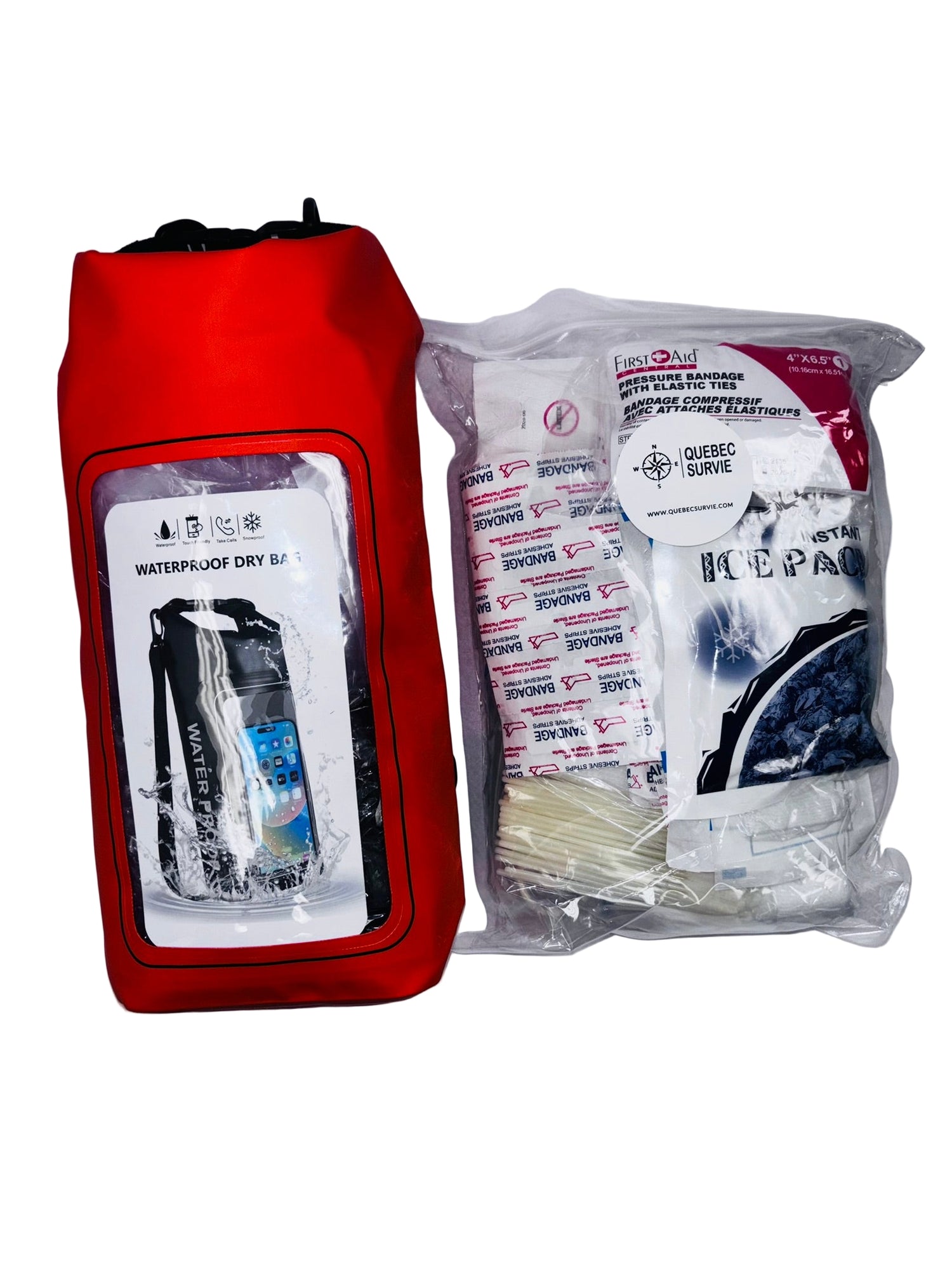 Outdoor First Aid Kit with 2L Waterproof Bag
