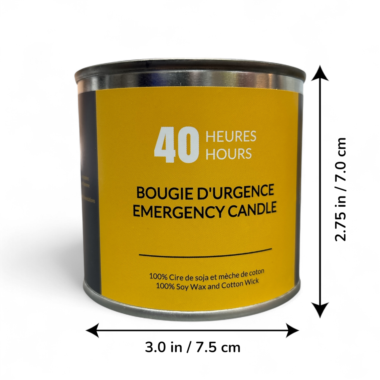 40 Hour Emergency Candle - 8 oz Paint Can