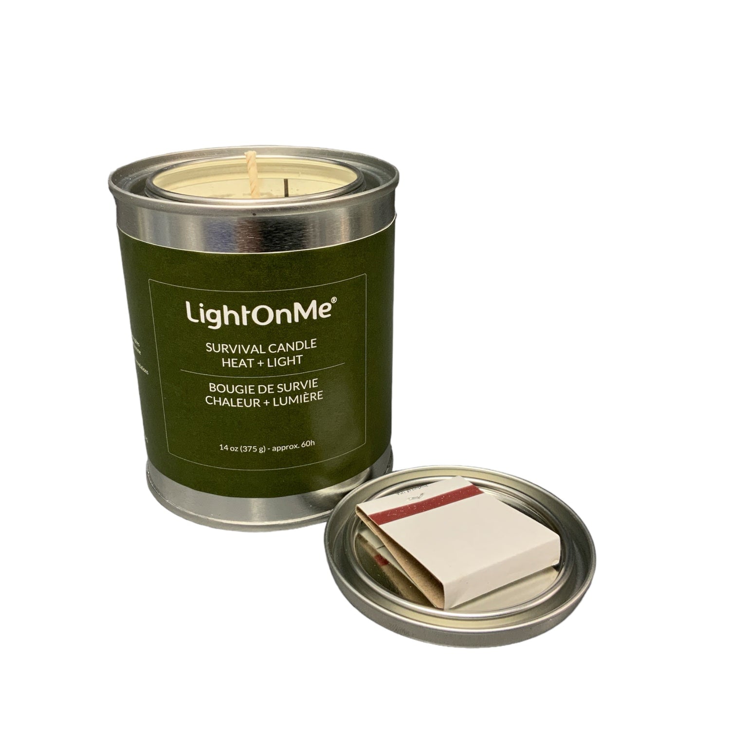 24 Pack - Emergency Survival Candle - 60 Hours - Paint Can