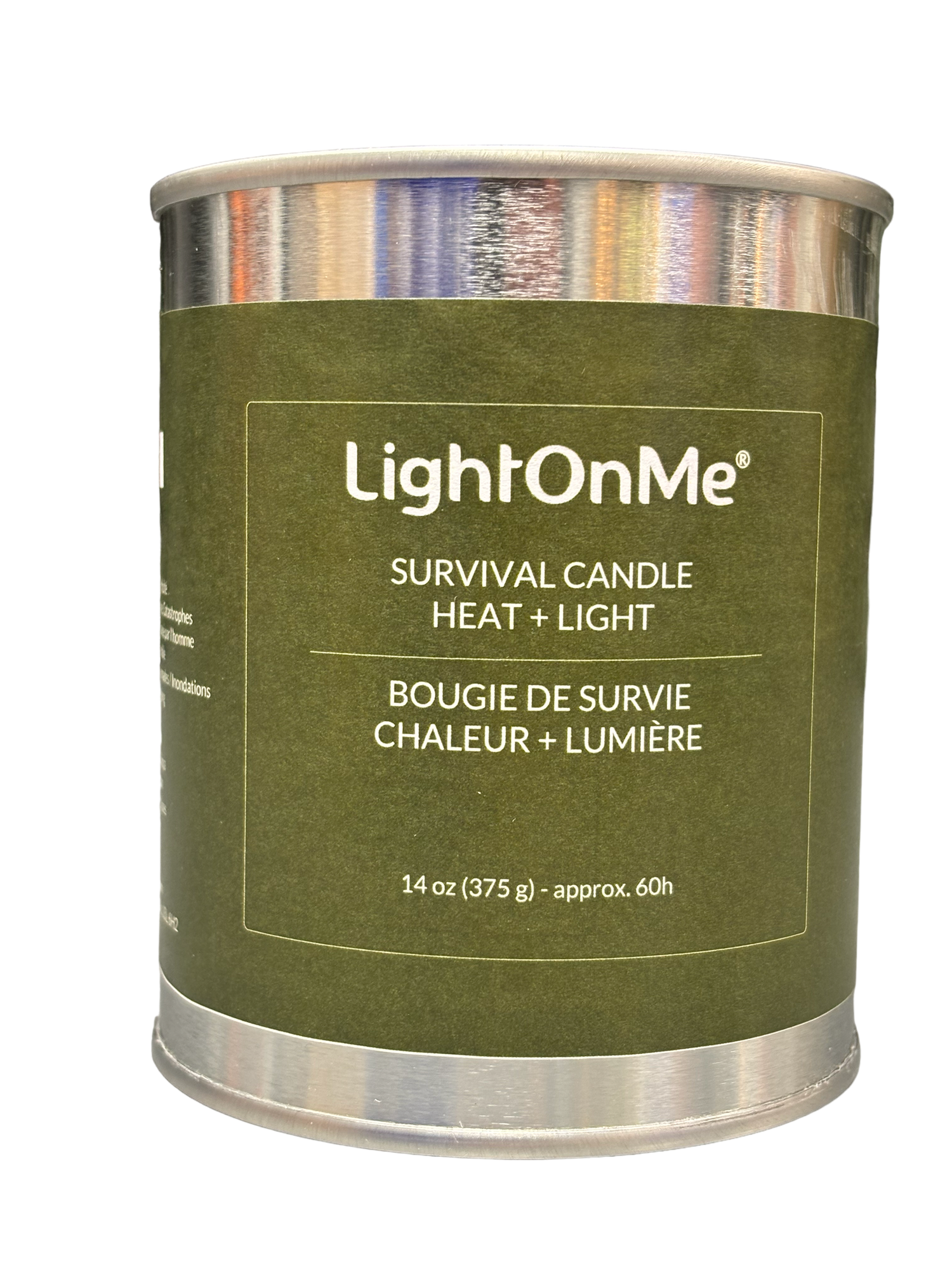 24 Pack - Emergency Survival Candle - 60 Hours - Paint Can