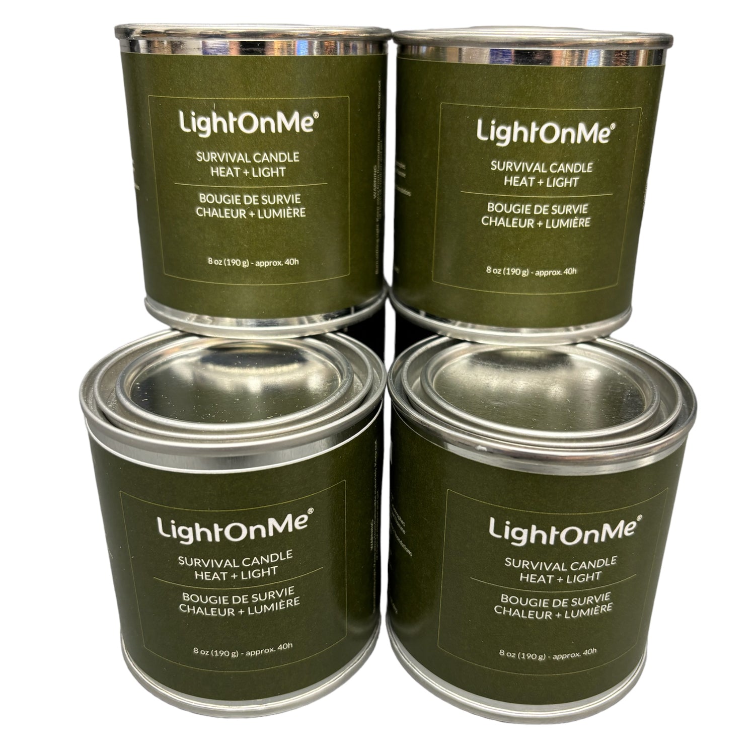 44 Pack - Emergency Survival Candle - 40 Hours - Paint Can