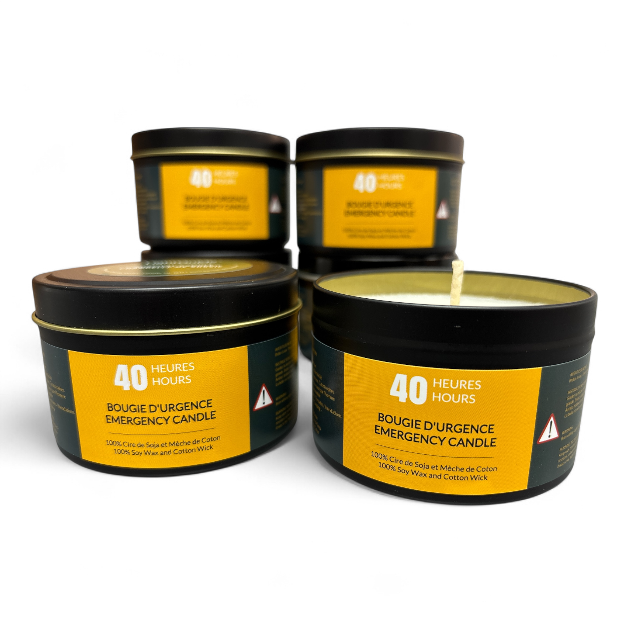 Bougie d'urgence 40 heures - Paquet de 6