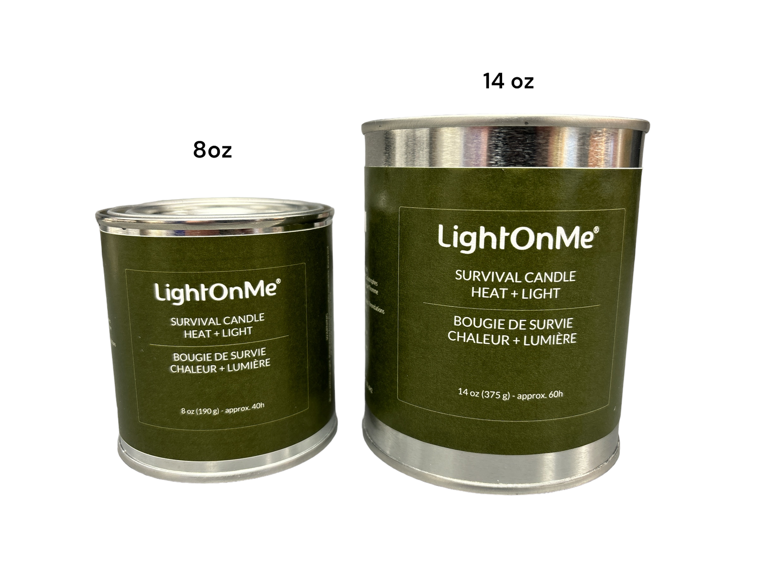 24 Pack - Emergency Survival Candle - 60 Hours - Paint Can
