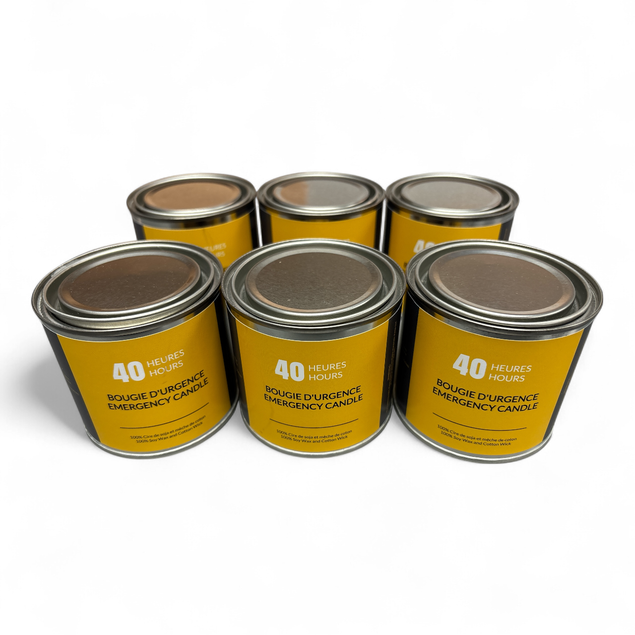 Bougie d'urgence 40 heures - Paquet de 6