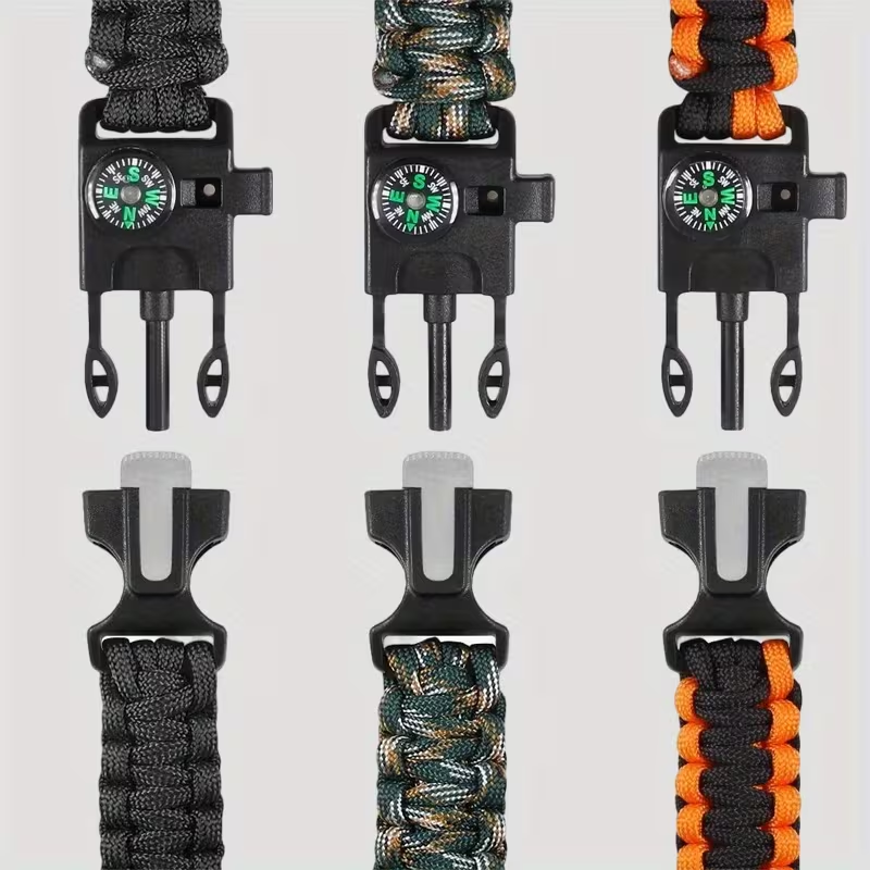 5-in-1 Paracord Survival Bracelet
