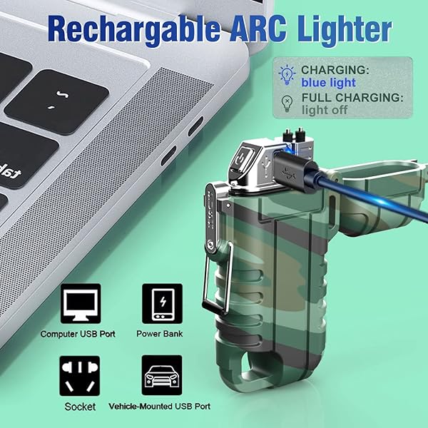 XR Plasma Lighter - Flameless, Fuel-Free, Refillable