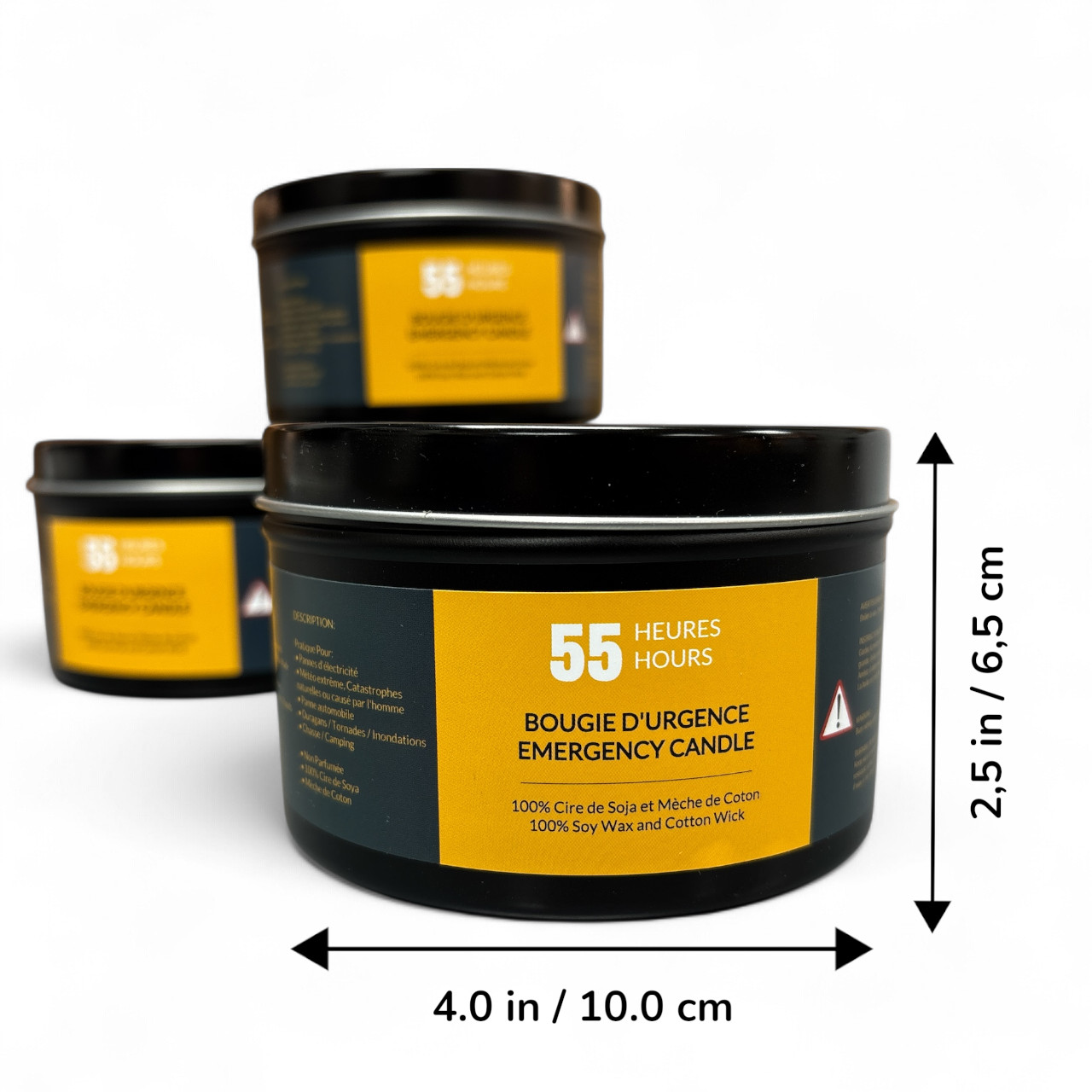 55 Hour Emergency Candle - 4 Pack