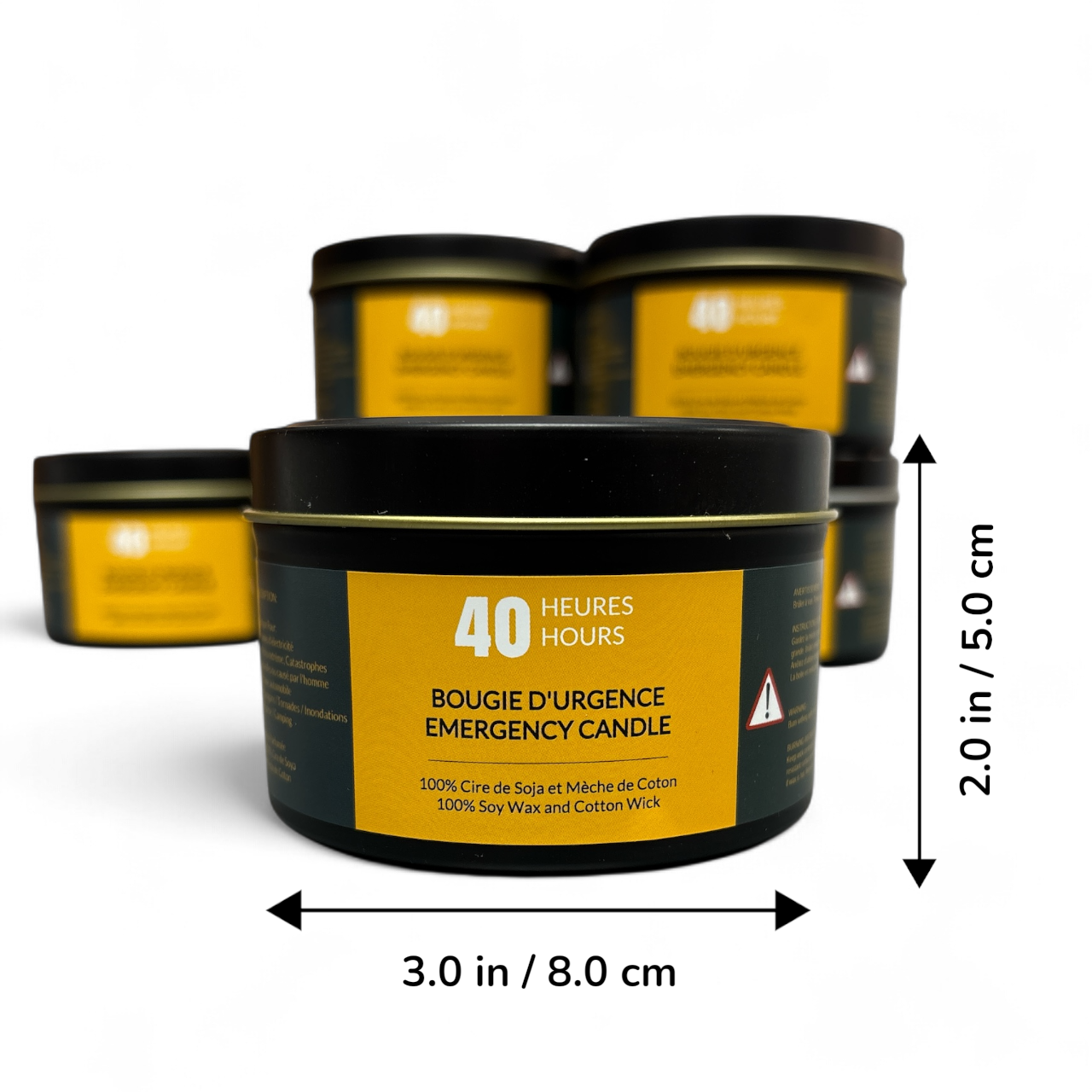 40 Hour Emergency Candle - Pack of 6