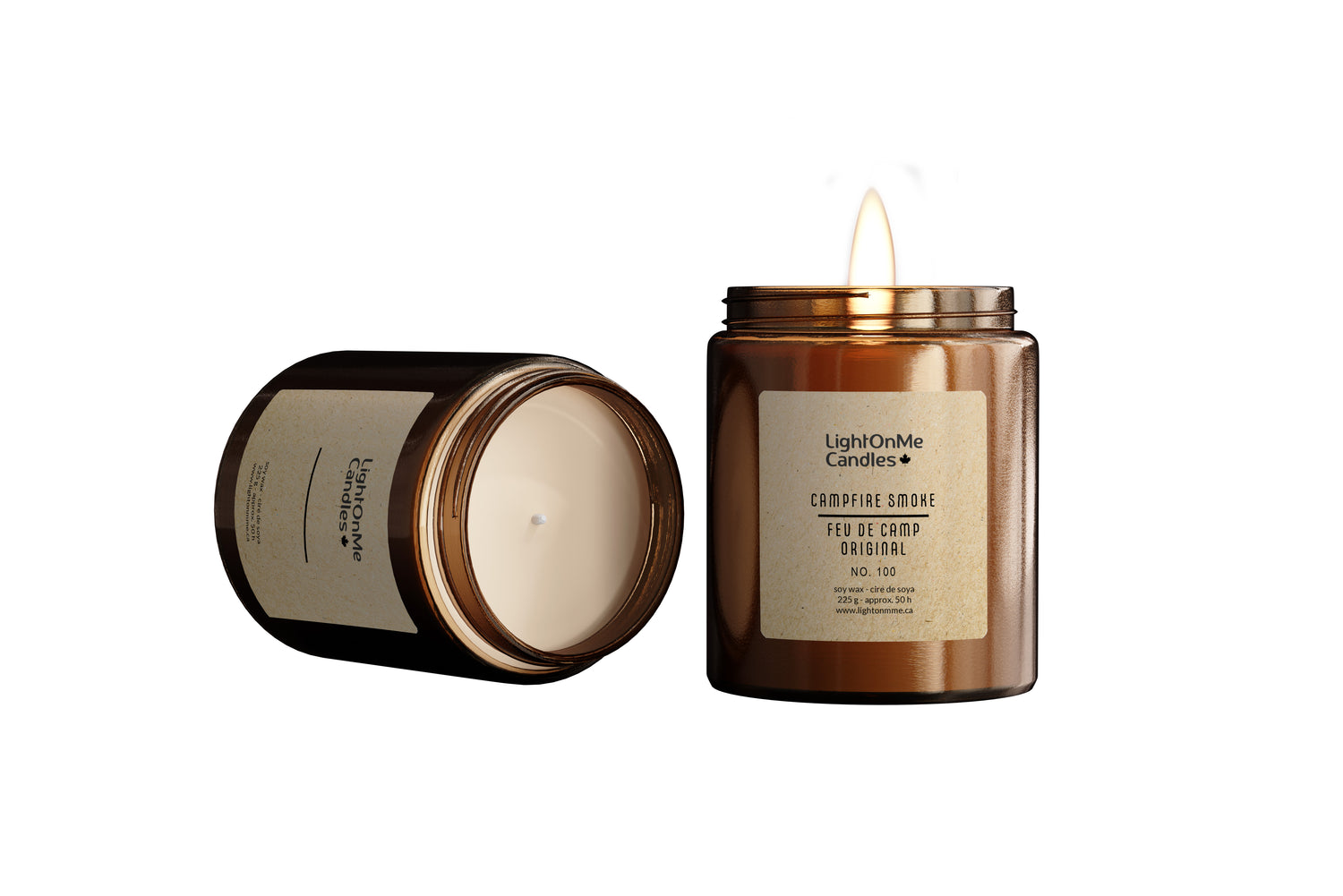 No.100 Scented Soy Candle - Campfire Smoke Original