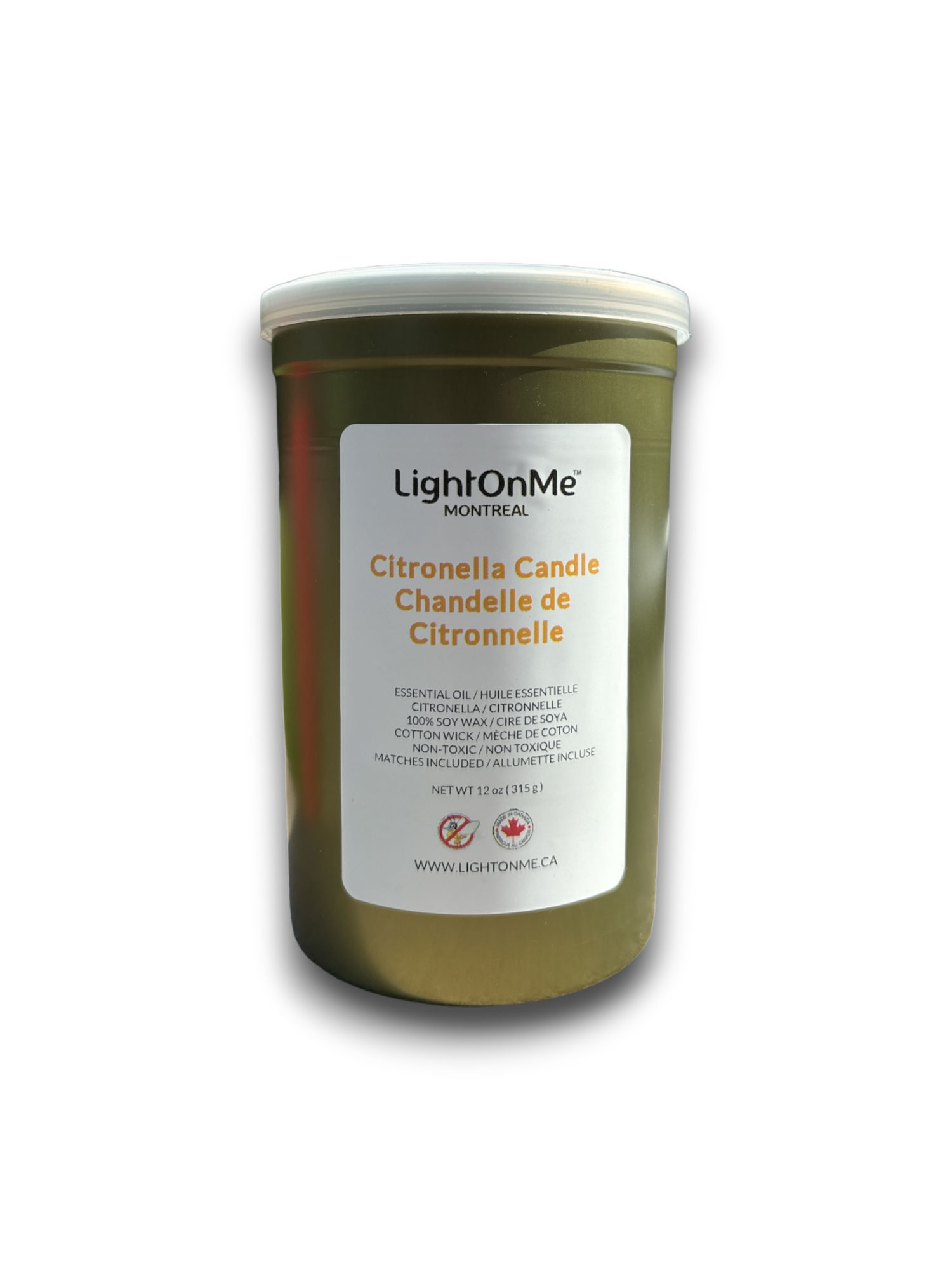 No.228 Scented Soy Candle - Citronella + Eucalyptus