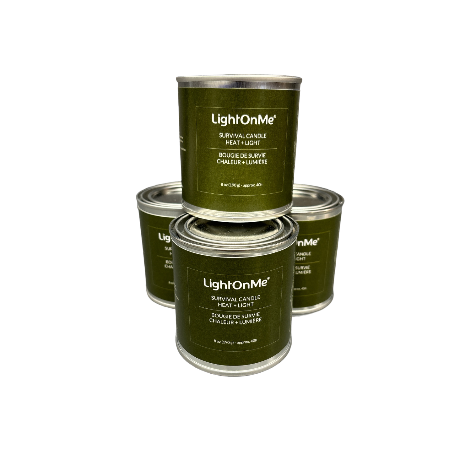40 Hours Survival Candle, 8 oz Paint Can